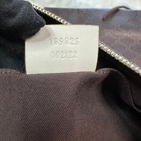 Authentic Gucci Monogram GG Trophy Canvas/Leather Medium Boston Bag - Picture 14 of 17